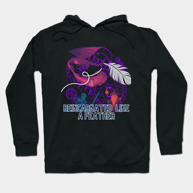 isekai reincarnation anime, isekai world history humor title novels isekai design dragon fantasy Hoodie by riverabryan129